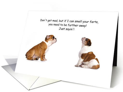 The Fart Test Social Distancing Humor card (1606798)