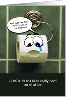 Coronavirus Pandemic Toilet Paper Humor card