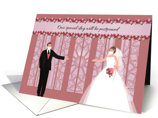 Wedding Postponement Announcement due to Coronavirus card (1607542)