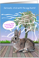 Easter Amid COVID-19 Crisis Bunny TP Humor card