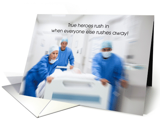 COVID-19 Healthcare Team Thank You card (1608460)