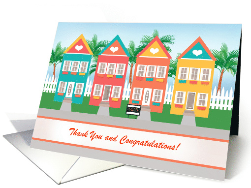 Real Estate Client New Home Purchase Thank You card (1623590)
