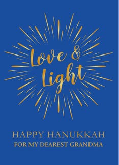 Hanukkah Card Love &...