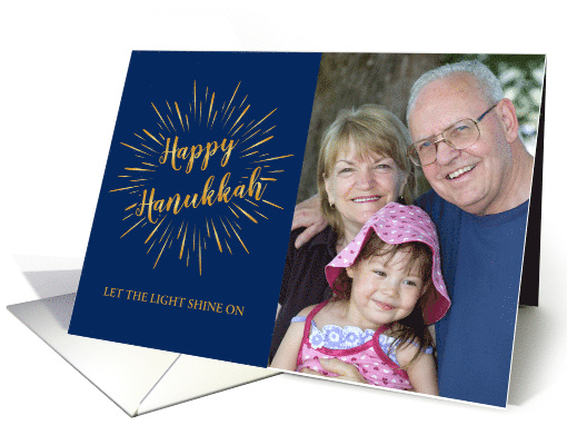 Hanukkah Greetings with Star of David & Hanukkah Icons... (1544554)
