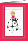 Christmas How do you Wrap a Blow Job Cartoon card