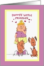 Birthday Daddy’s Little Princess Nose Pick Humor Cartoon card