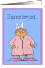 Easter Old lady Easter is Coming Grandma card