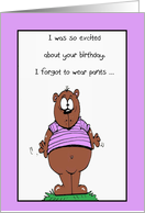 Birthday Bear-Ass...