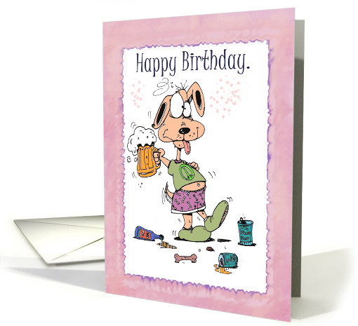 Birthday Doggone it You're My Dawg Cartoon card (1548936)
