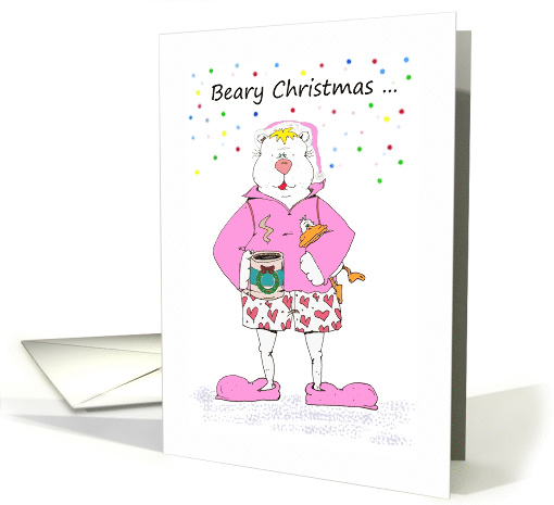 Christmas Beary Christmas Cartoon card (1551054)