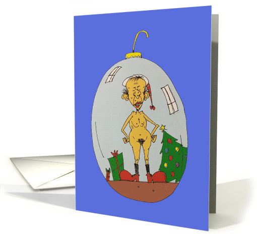 Adult Christmas Remember It's The Little Things Cartoon card (1551092)