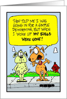 Occasions Doggone It I Hope You Feel Better Cartoon card