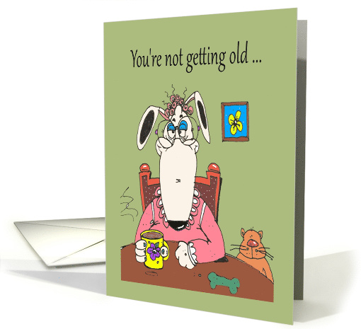 Birthday Dog You've been old Cartoon card (1552448)