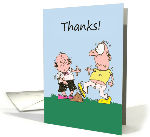 Occations Thanks you kept me out of crap again Cartoon card (1552828)