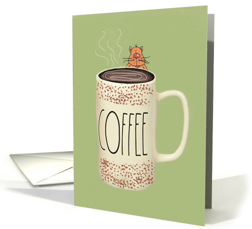 Occasions I'm A Little Catty Until I've Had My Coffee Cartoon card