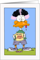 Coworker Birthday Coffee Humor Java Junky Duck card