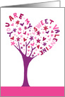 Sweet Valentine’s Day Heart Tree card