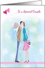 Special Couple Engagement Congratulations card