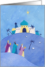 Three Kings Bethlehem Star card