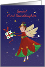 Great Granddaughter Christmas Holiday Fairy Angel card