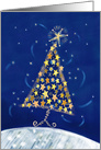 Remembrance Starry Christmas Tree card