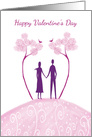 Valentine’s Love Couple On tree Hill card