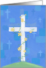 Easter Floral Cross card