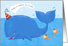 Have a Whale of a Time Birthday card