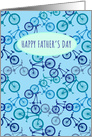 Father’s Day Blue Bike Lover Pattern card