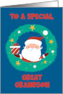 For Great Grandson Money Gift Card Cute Santa card