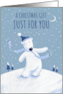 Money Gift Card Christmas Cool Polar Bear card