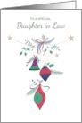 Daughter in Law Christmas Decorative Ornaments card