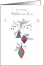 Mother in Law Christmas Decorative Ornaments card
