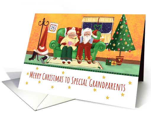 Merry Christmas Special Grandparents Sofa card (1552064)