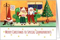 Merry Christmas Special Grandparents Sofa card