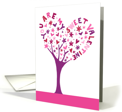 Sweet Valentine's Day Heart Tree card (1553334)