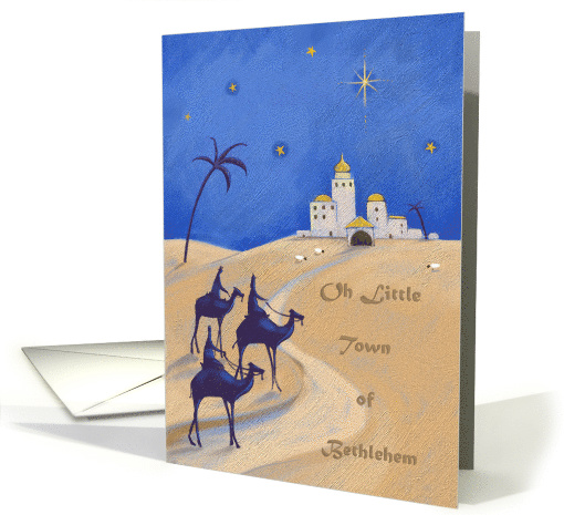 Three KingsLittle Town Bethlehem card (1590988)