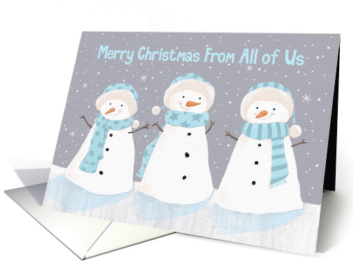 From All of Us Soft Snowmen card (1593342)