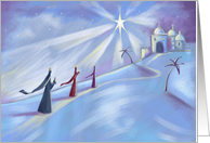 Modern Three Kings Bethlehem Star card