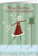 Step Granddaughter Girl Modern Girl Mailbox card