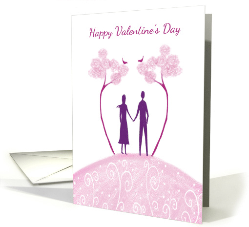Valentine's Love Couple On tree Hill card (1593798)