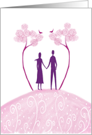 Love Couple On tree Hill card