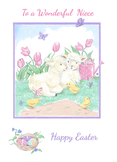 Niece Easter Lambs...