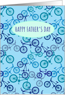 Father’s Day Blue Bike Lover Pattern card