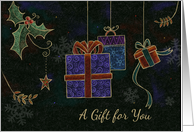 Money Gift Card Christmas Holiday Presents card