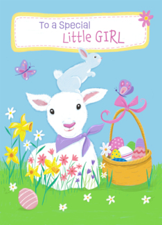 Little Girl Easter...