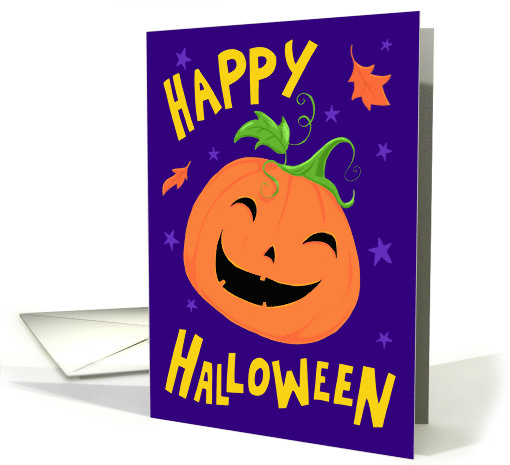 Happy Halloween Jolly Jack o Lantern card (1731900)