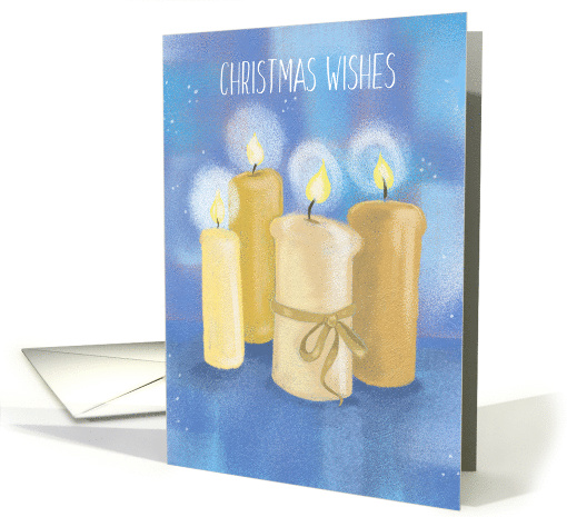 Christmas Wises Holiday Candles card (1735216)