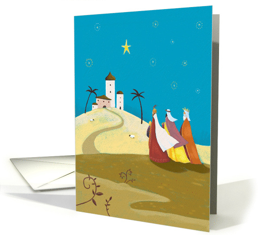 Three Kings Under Star of Bethlehem card (1740554)