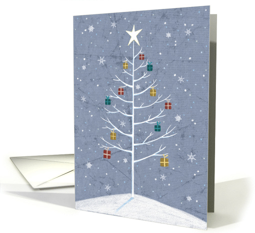 Christmas Holiday Winter Gift Tree card (1740908)